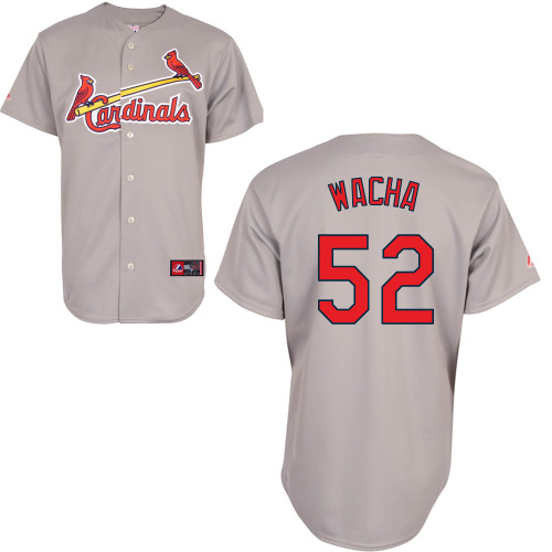 Michael Wacha #52 Youth Baseball Jersey-St Louis Cardinals Authentic Road Gray Cool Base MLB Jersey
